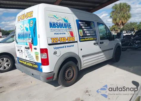 2012 Ford Transit Connect Xl z USA, uszkodzony, nr VIN NM0LS6AN8CT089448